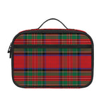 Royal Stewart Tartan Pattern Print Portable Lunch Bag