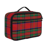 Royal Stewart Tartan Pattern Print Portable Lunch Bag