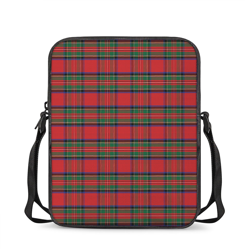 Royal Stewart Tartan Pattern Print Rectangular Crossbody Bag