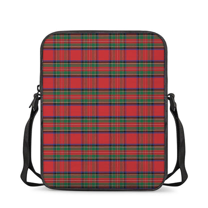 Royal Stewart Tartan Pattern Print Rectangular Crossbody Bag