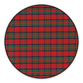 Royal Stewart Tartan Pattern Print Round Floor Mat