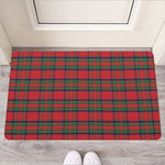 Royal Stewart Tartan Pattern Print Rubber Doormat