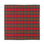 Royal Stewart Tartan Pattern Print Silk Bandana