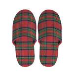 Royal Stewart Tartan Pattern Print Slippers