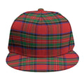 Royal Stewart Tartan Pattern Print Snapback Cap