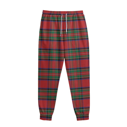 Royal Stewart Tartan Pattern Print Sweatpants