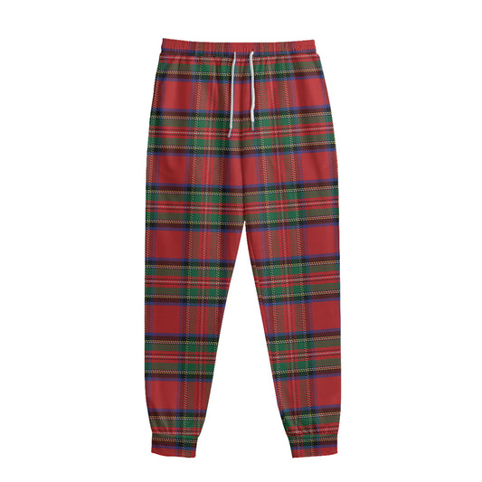 Royal Stewart Tartan Pattern Print Sweatpants
