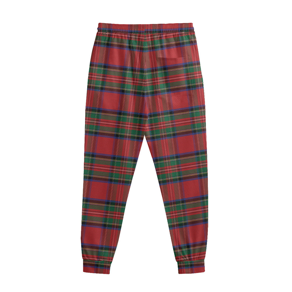 Royal Stewart Tartan Pattern Print Sweatpants