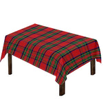 Royal Stewart Tartan Pattern Print Tablecloth