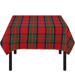 Royal Stewart Tartan Pattern Print Tablecloth