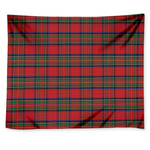 Royal Stewart Tartan Pattern Print Tapestry
