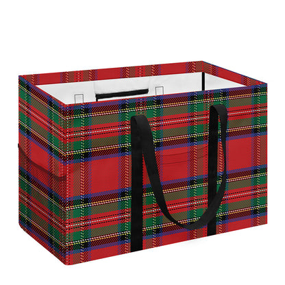 Royal Stewart Tartan Pattern Print Utility Tote Bag