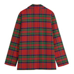 Royal Stewart Tartan Pattern Print Women's Cotton Blazer
