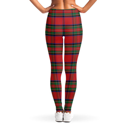 Royal Stewart Tartan Pattern Print Women's Leggings