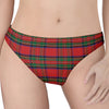 Royal Stewart Tartan Pattern Print Women's Thong