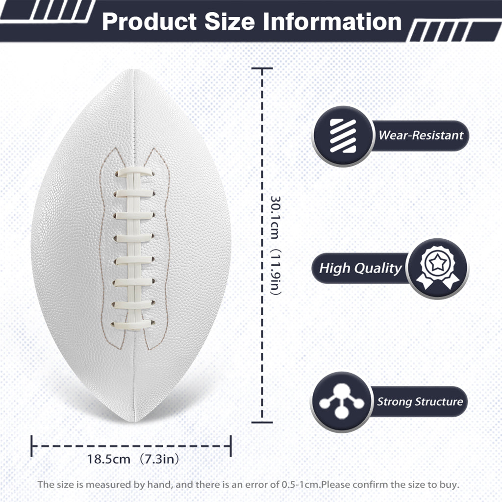 Zombie Foot Pattern Print Rugby Ball