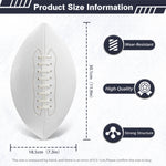 Purple Spider Web Pattern Print Rugby Ball