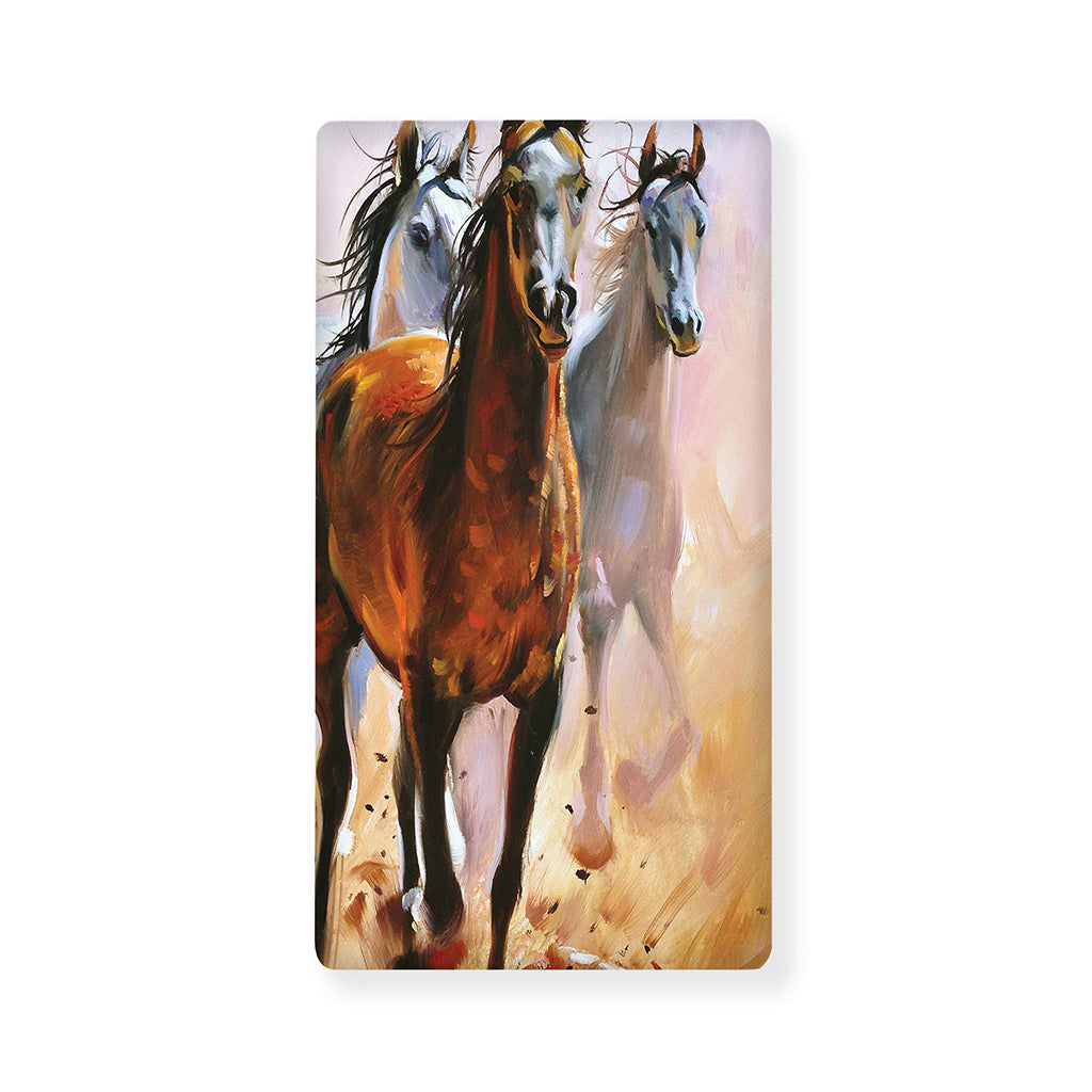 Running Horses Painting Print Baby Crib Sheet