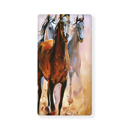 Running Horses Painting Print Baby Crib Sheet