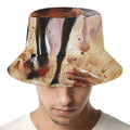 Running Horses Painting Print Bucket Hat