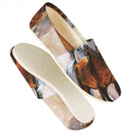 Running Horses Painting Print Casual Shoes