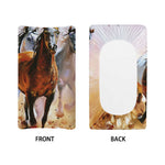 Running Horses Painting Print Changing Pad Cover