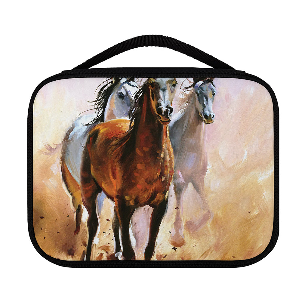 Running Horses Painting Print Classic Bible Case