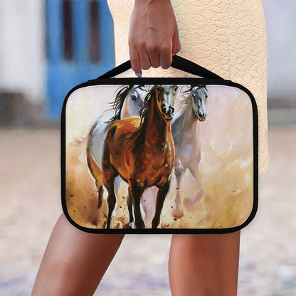 Running Horses Painting Print Classic Bible Case