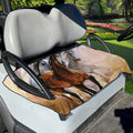 Running Horses Painting Print Golf Cart Seat Cover