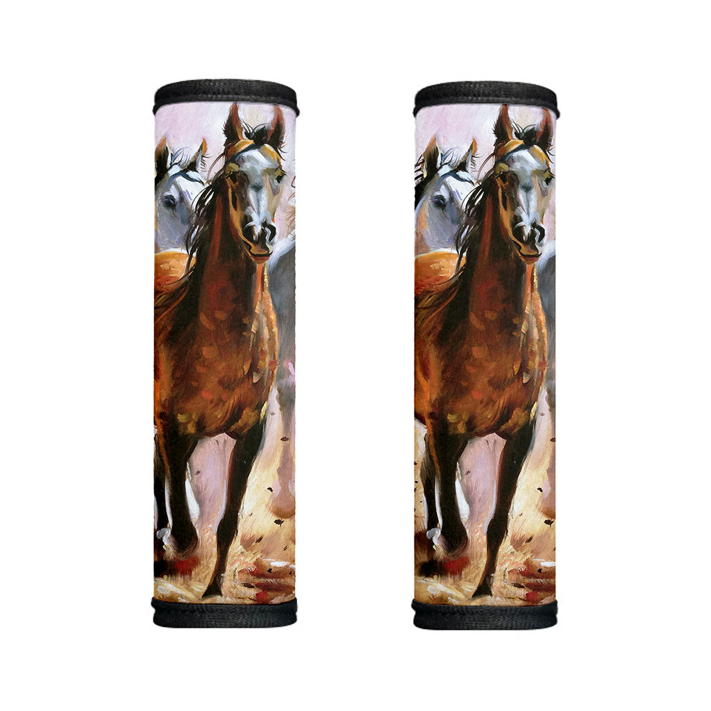 Running Horses Painting Print Handle Covers