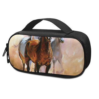 Running Horses Painting Print Insulin Cooler Travel Case
