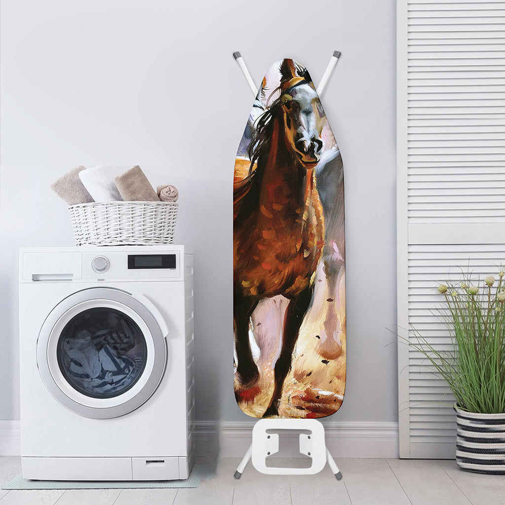 Running Horses Painting Print Ironing Board Cover