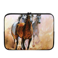 Running Horses Painting Print Laptop Sleeve