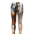 Running Horses Painting Print Men's Leggings