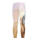 Running Horses Painting Print Men's leggings