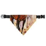 Running Horses Painting Print Over The Collar Dog Bandana