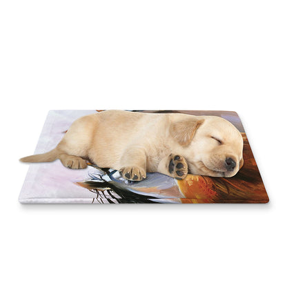 Running Horses Painting Print Pet Cooling Mat Cover