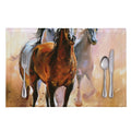 Running Horses Painting Print Placemat