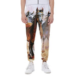 Running Horses Painting Print Scuba Joggers