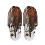 Running Horses Painting Print Slippers