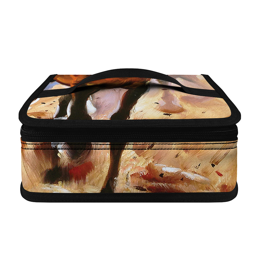 Running Horses Painting Print Small Lunch Bag