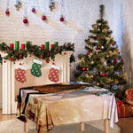 Running Horses Painting Print Tablecloth