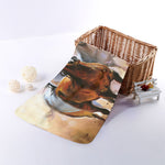 Running Horses Painting Print Towel
