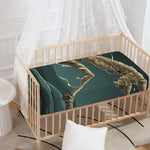 Running Mummy Print Baby Crib Sheet