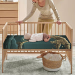 Running Mummy Print Baby Crib Sheet