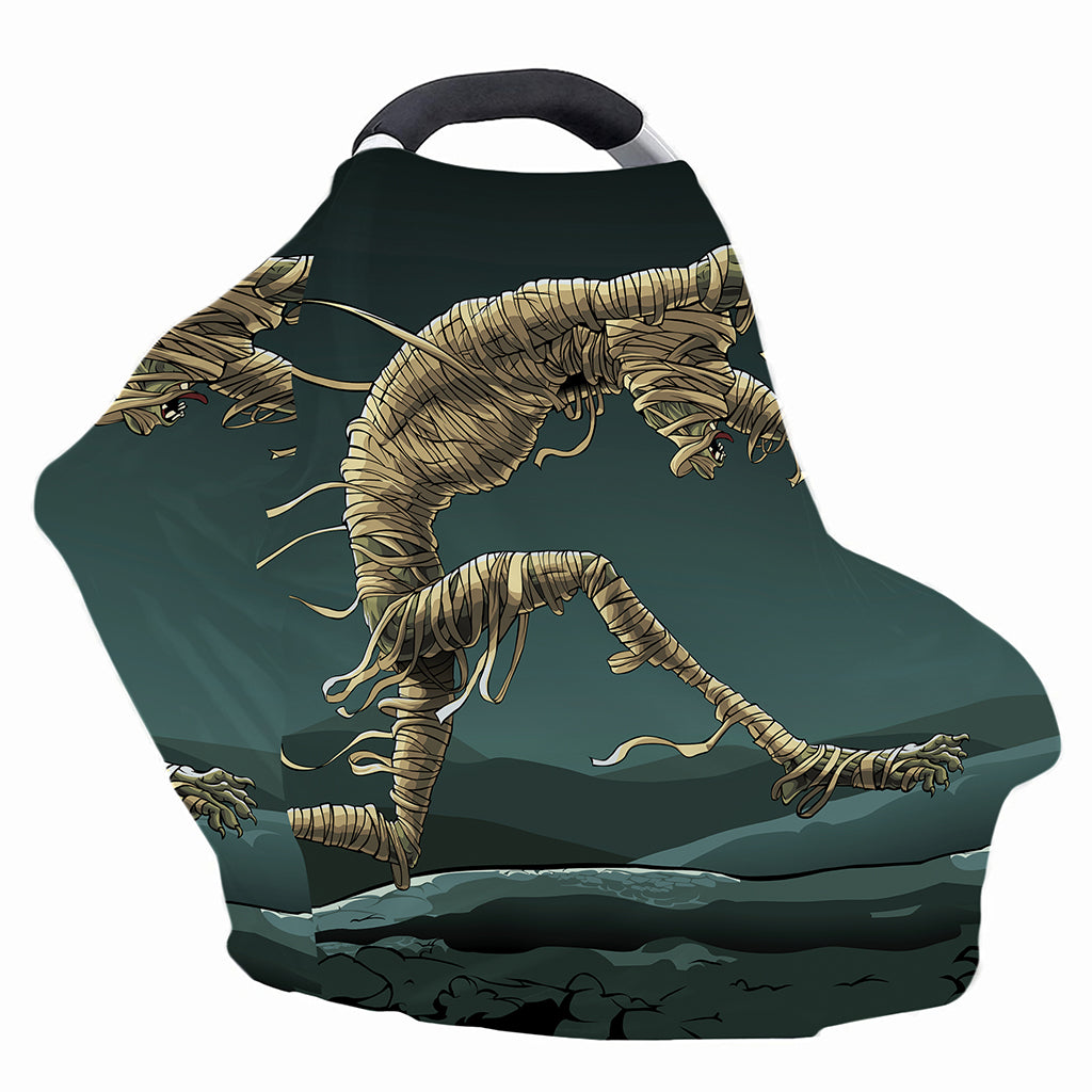 Running Mummy Print Baby Seat Cover