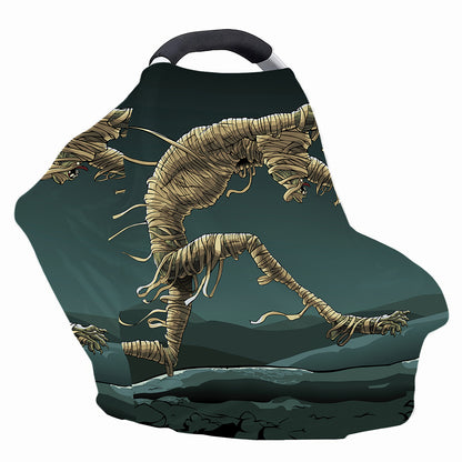 Running Mummy Print Baby Seat Cover