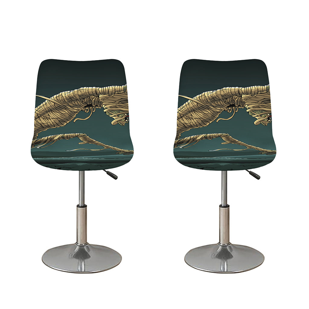 Running Mummy Print Bar Stool Covers
