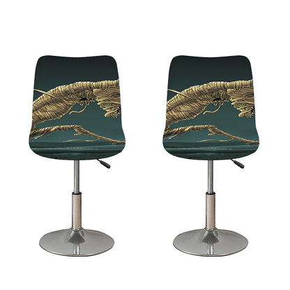 Running Mummy Print Bar Stool Covers