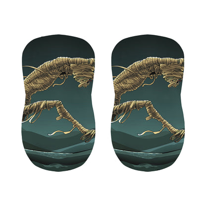 Running Mummy Print Bar Stool Covers